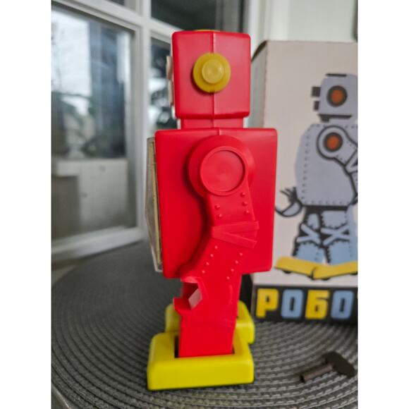 Vintage Rare Old RUSSIAN USSR Robot Space Toy Wind Up Soviet Union POGOT w/ Key - Picture 10 of 12